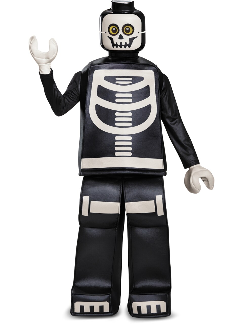 Child's Boys Prestige Iconic LEGO® Skeleton Minifigure Costume